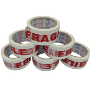 6X FRAGILE Packing Tape 48mmx 66m PACKAGING SEALING TAPE