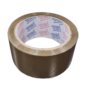 2X Rolls Of Strong Brown 48mm X 66M Parcel Tape Packing Packaging Tape